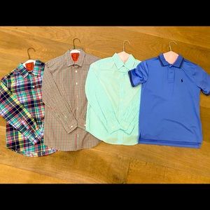 Boys / size 10-12 Medium bundle button ups- all shirts together